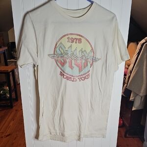Styxx 1978 World Tour Short Sleeve Tee - Cream